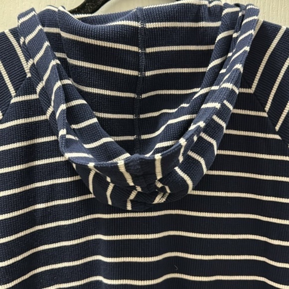 Striped Navy and White Women's SweaterNKLE BOOTANKLE BOOT
